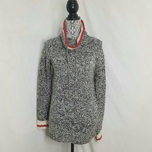 Bluenotes Sock Sweater Women's Size Small Knit High Crowl Neck Adjustable